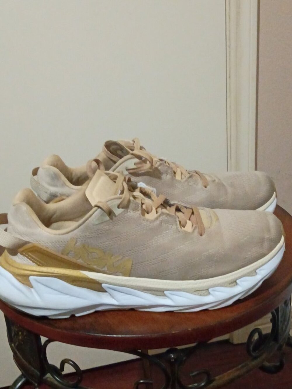 Hoka One One Elevon 2 Shifting Sand Gold Men's Running Shoes Size 9 1126853